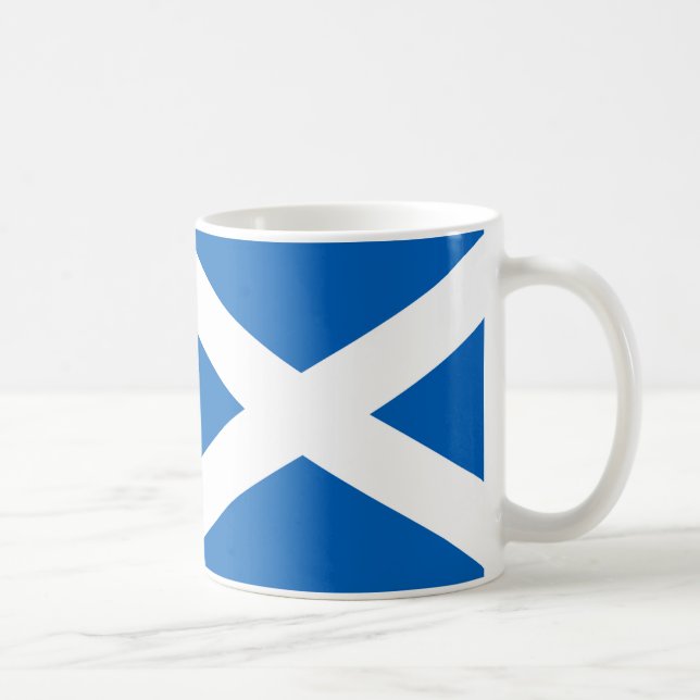 Scotland Flagga Ceramic Mugg (Höger)