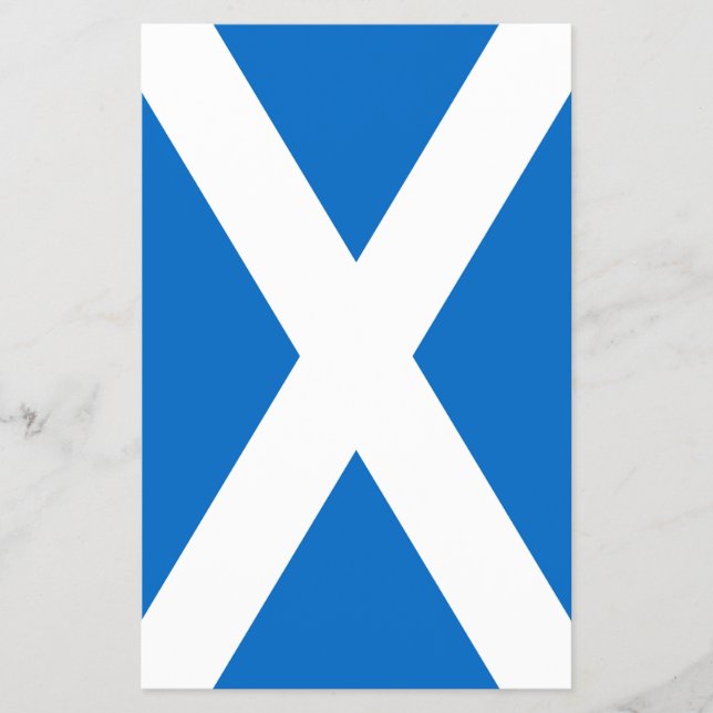 Scotland Flagga Design Flygblad (Framsidan)