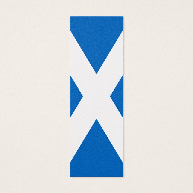 Scotland Flagga Design Litet Visitkort (Framsidan)