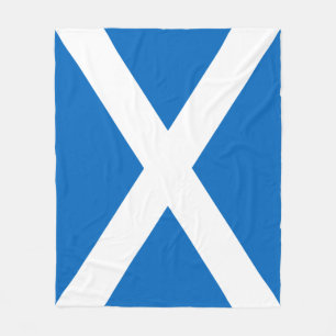Scotland flagga Fleece Blanket