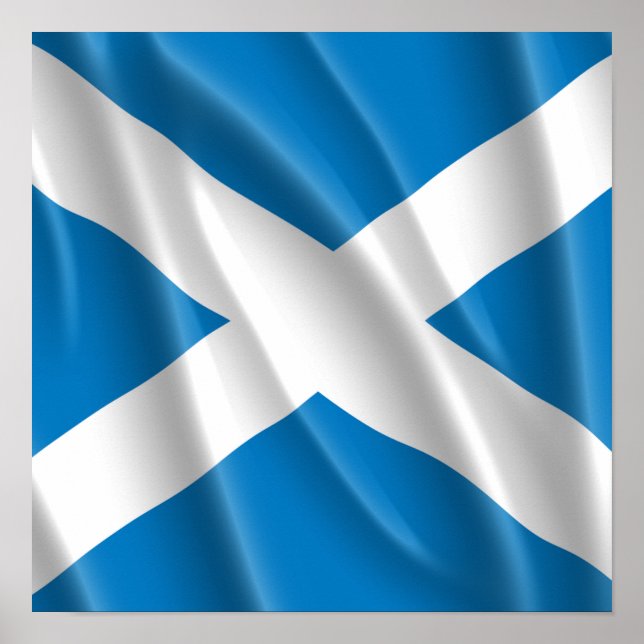 SCOTLAND-FLAGGA FLYING POSTER (Framsidan)