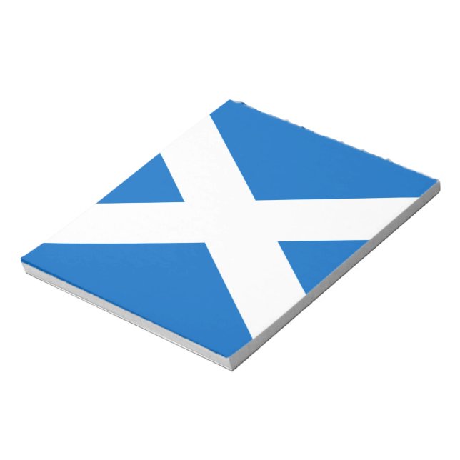 Scotland Flagga Freedom Anteckningsblock (Roterad)