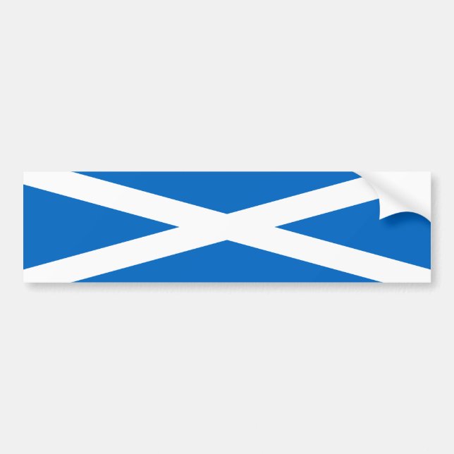 Scotland Flagga Freedom Bildekal (Framsidan)