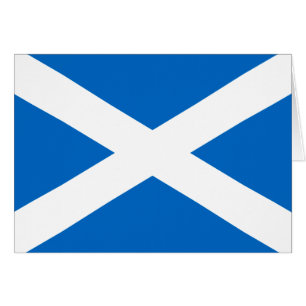 Scotland Flagga Freedom Hälsningskort