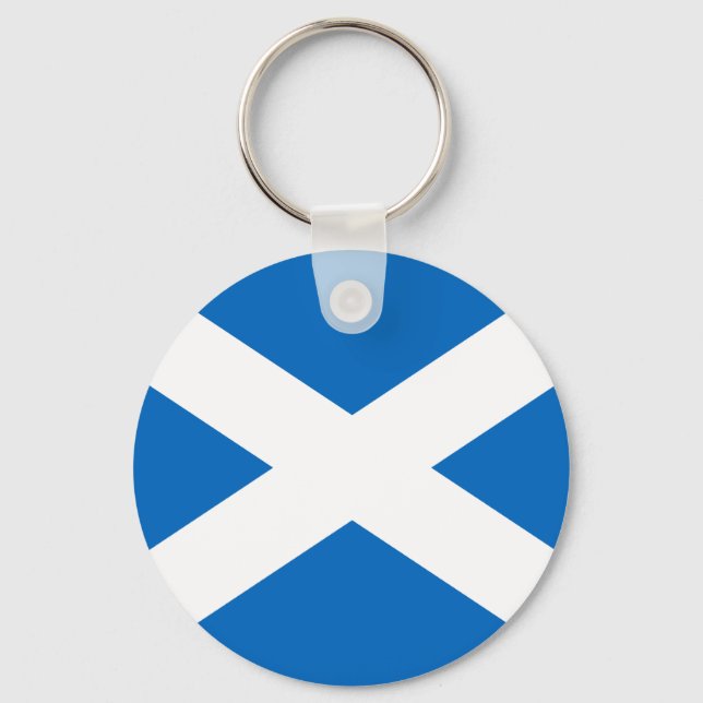 Scotland Flagga Keychain Nyckelring (Framsida)