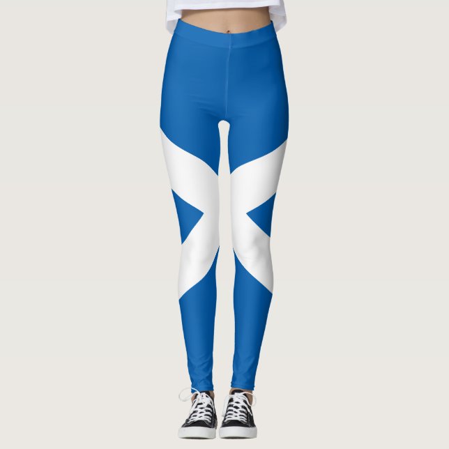 Scotland flagga leggings (Framsida)