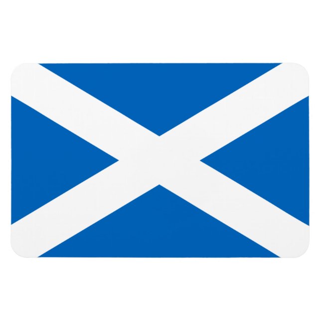 Scotland Flagga Magnet (Horisontell)