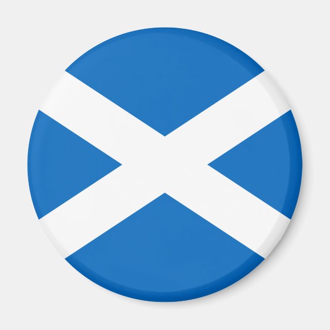 Scotland flagga Magnet (Framsidan)
