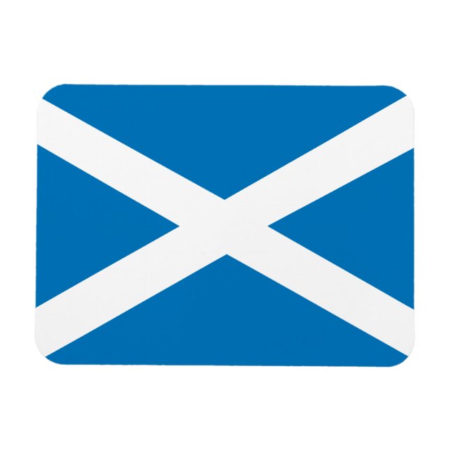 Scotland flagga magnet (Horisontell)