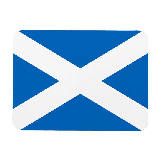 Scotland Flagga Magnet (Horisontell)