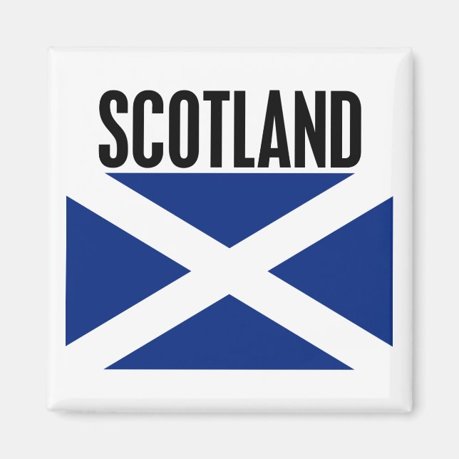 Scotland Flagga Magnet (Framsidan)