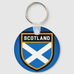 Scotland Flagga Nyckelring