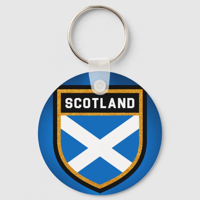 Scotland Flagga Nyckelring (Framsida)