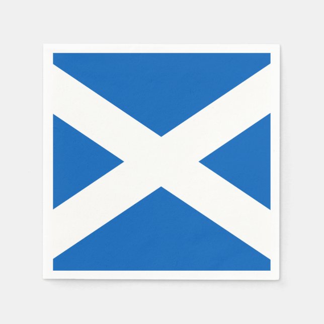 Scotland Flagga Pappersservett (Framsidan)
