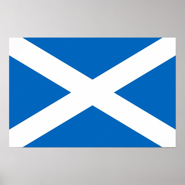 Scotland Flagga Poster (Framsidan)
