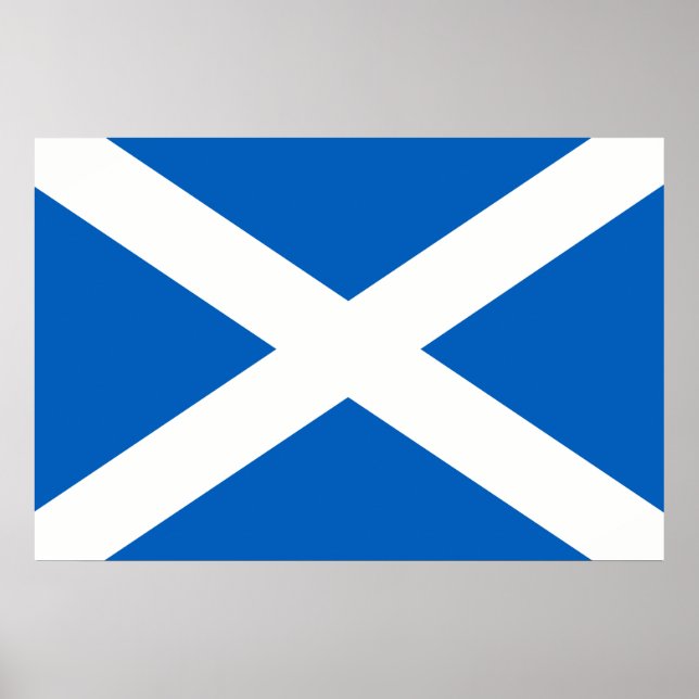Scotland Flagga Poster (Framsidan)