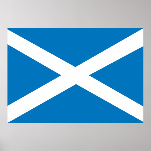 Scotland Flagga Poster (Framsidan)