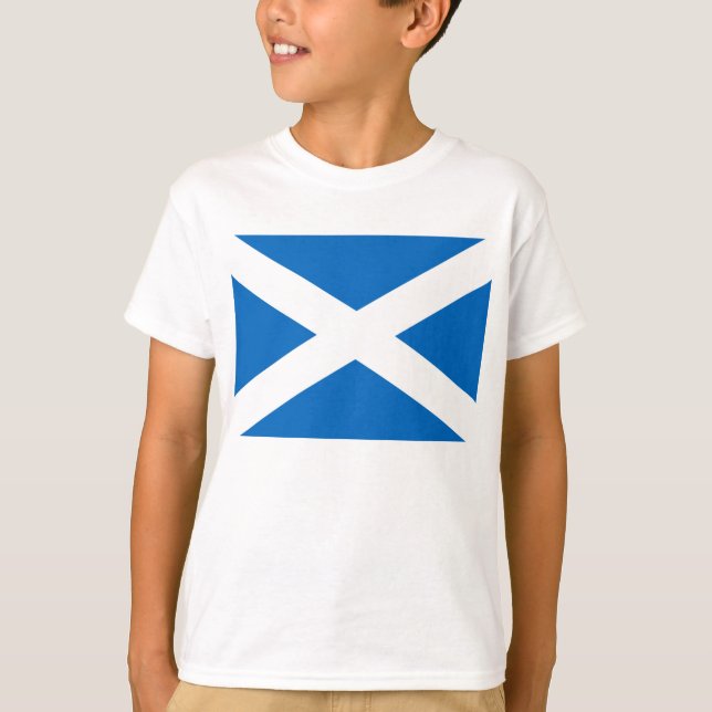 Scotland Flagga T-shirt (Framsida)
