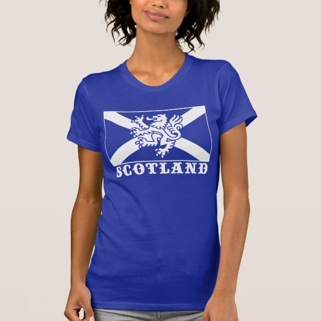 Scotland Flagga T-shirt (Framsida)