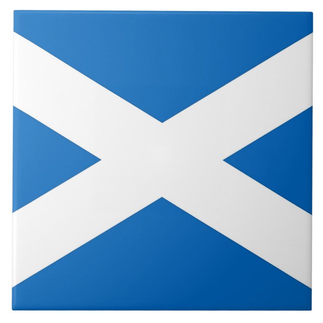 Scotland Flagga Tile Kakelplatta (Framsidan)