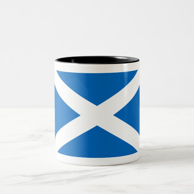 Scotland Flagga Två-Tonad Mugg (Center)