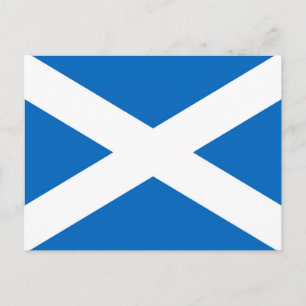 Scotland Flagga Vykort