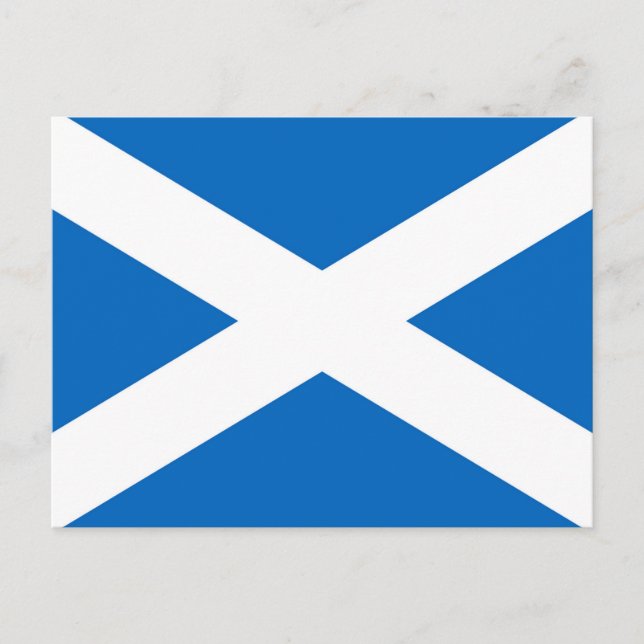 Scotland Flagga Vykort (Framsida)