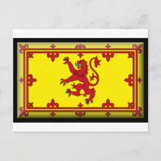Scotland Flagga Vykort
