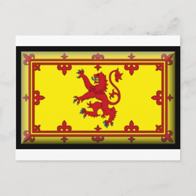 Scotland Flagga Vykort (Framsida)