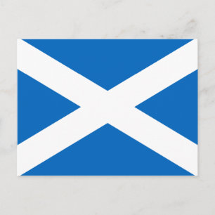 Scotland Flagga Vykort