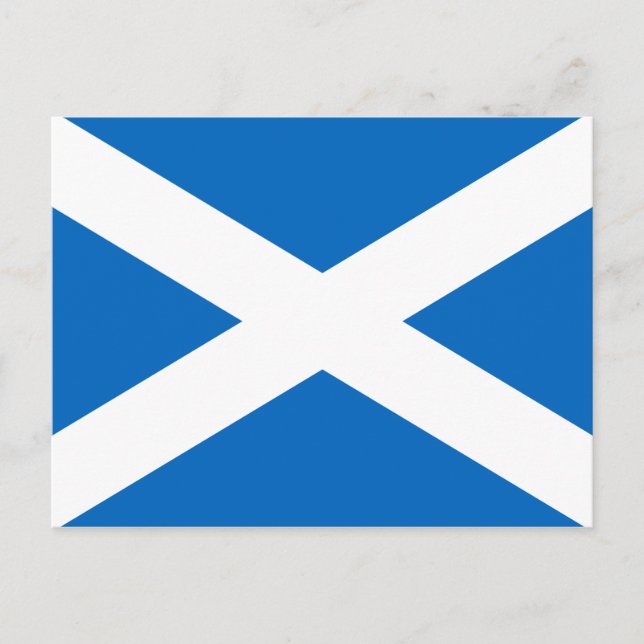 Scotland Flagga Vykort (Framsida)