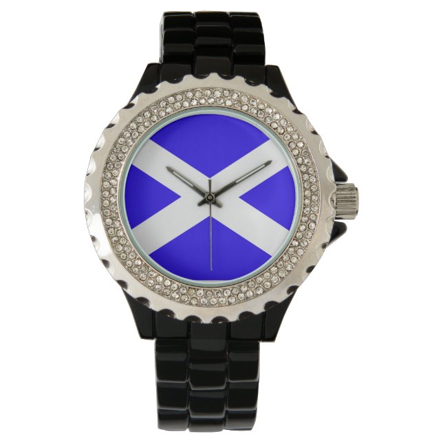 Scotland flagga wristwatches armbandsur (Framsida)