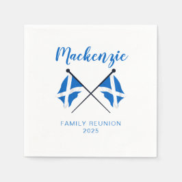 Scotland Flaggor Family Reunion Pappersservett