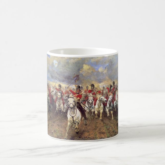 Scotland For All (Cavalry Officers) (militärt) Kaffemugg (Center)