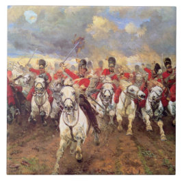 Scotland For All (Cavalry Officers) (militärt) Kakelplatta