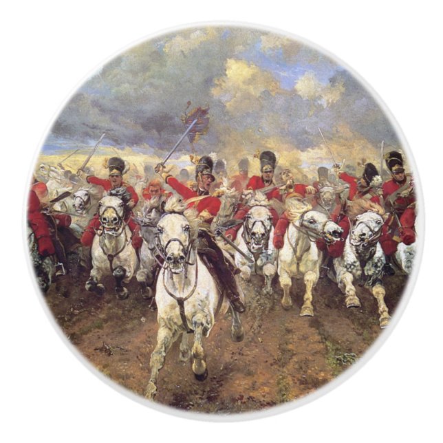 Scotland For All (Cavalry Officers) (militärt) Knopp (Framsidan)