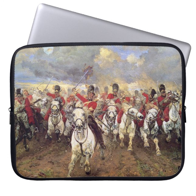 Scotland For All (Cavalry Officers) (militärt) Laptop Fodral (Framsidan)