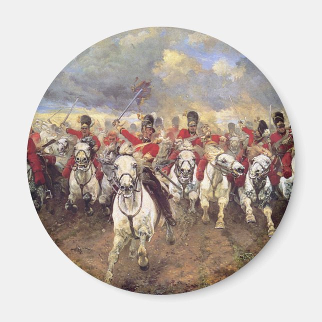 Scotland For All (Cavalry Officers) (militärt) Magnet (Framsidan)