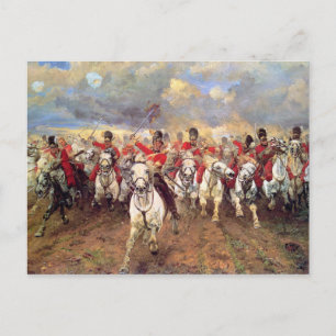 Scotland For All (Cavalry Officers) (militärt) Vykort