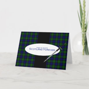 Scotland Forever Alba gu bràth Kort