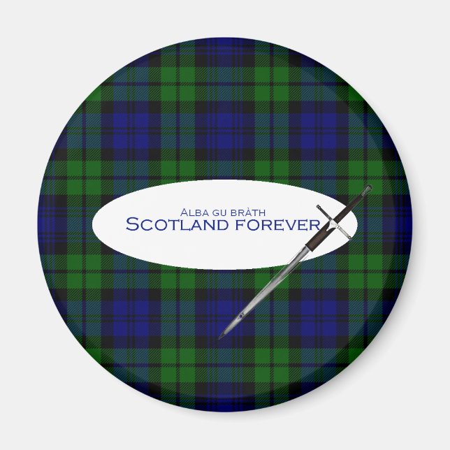 Scotland Forever Alba gu bràth Magnet (Framsidan)