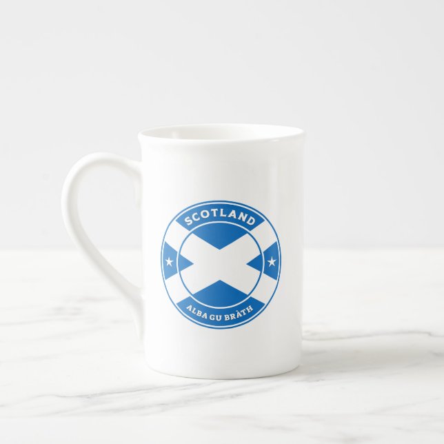 Scotland Forever Benporslin Mugg (Vänster)