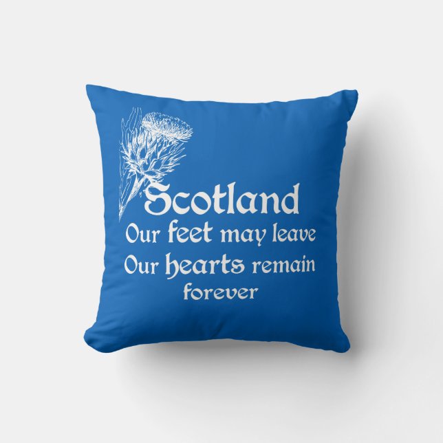 Scotland Forever Thistle Design Dekorativ kudde (Framsida)