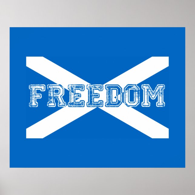 Scotland Freedom Poster (Framsidan)