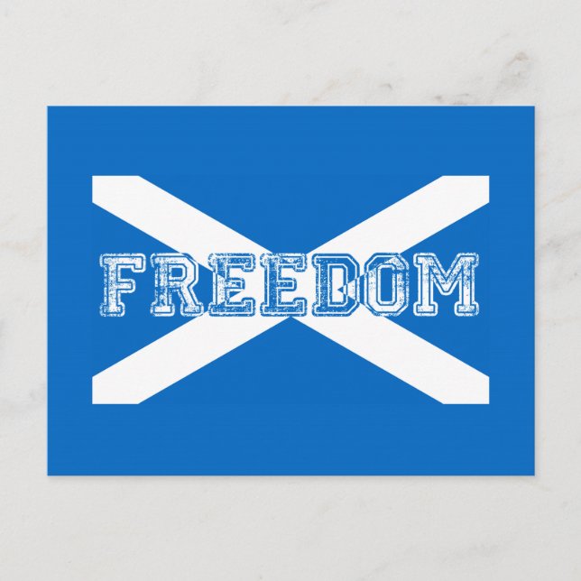 Scotland Freedom Vykort (Framsida)