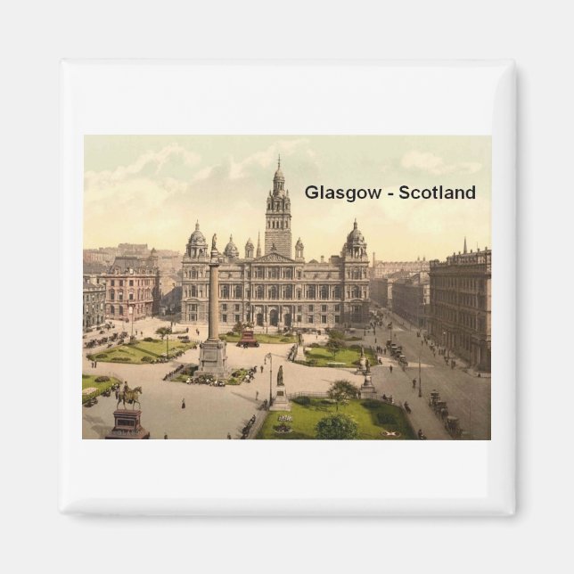 Scotland Glasgow George Square (St.K.) Magnet (Framsidan)