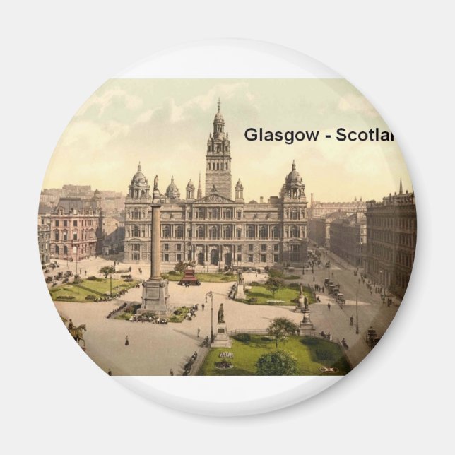 Scotland Glasgow George Square (St.K.) Magnet (Framsidan)
