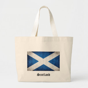 Scotland Grunge Flagga Jumbo Tygkasse