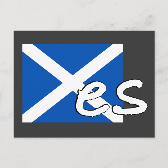 Scotland Independence: Scottish flagga spådomars " Vykort (Framsida)