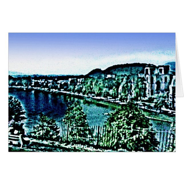 Scotland Inverness Byggande Gibney The Museum Zaz Hälsningskort (Framsidan Horizontal)